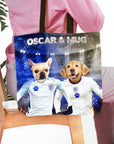 'England Doggos' Personalized 2 Pet Tote Bag