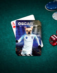 'England Doggos Soccer' Personalized Pet Playing Cards