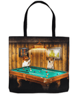 'The Pool Players' Personalized 2 Pet Tote Bag