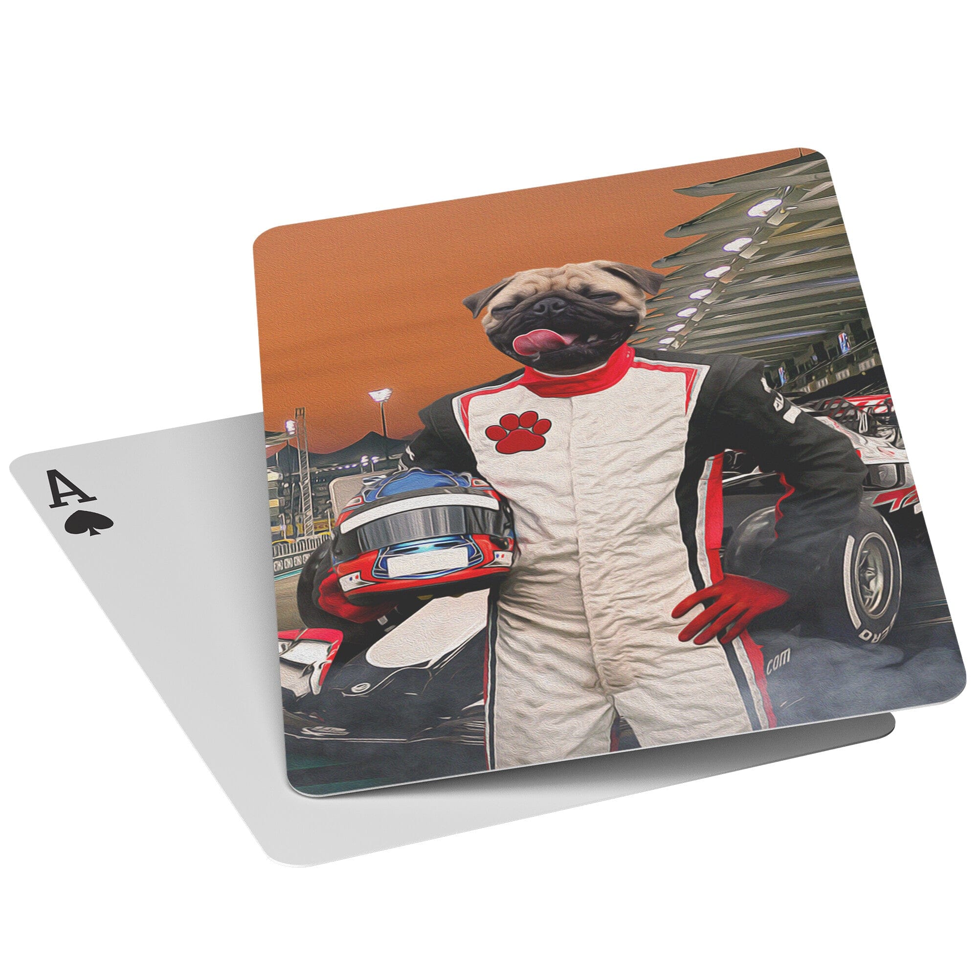 &#39;F1-Paw&#39; Personalized Pet Playing Cards