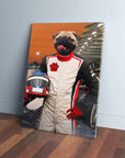 'F1-Paw' Personalized Pet Canvas