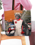 'F1-Paw' Personalized Tote Bag