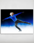 'The Figure Skater' Personalized Pet Poster
