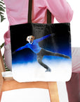 'The Figure Skater' Personalized Tote Bag