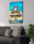 'Top Paw' Personalizable Pet Canvas