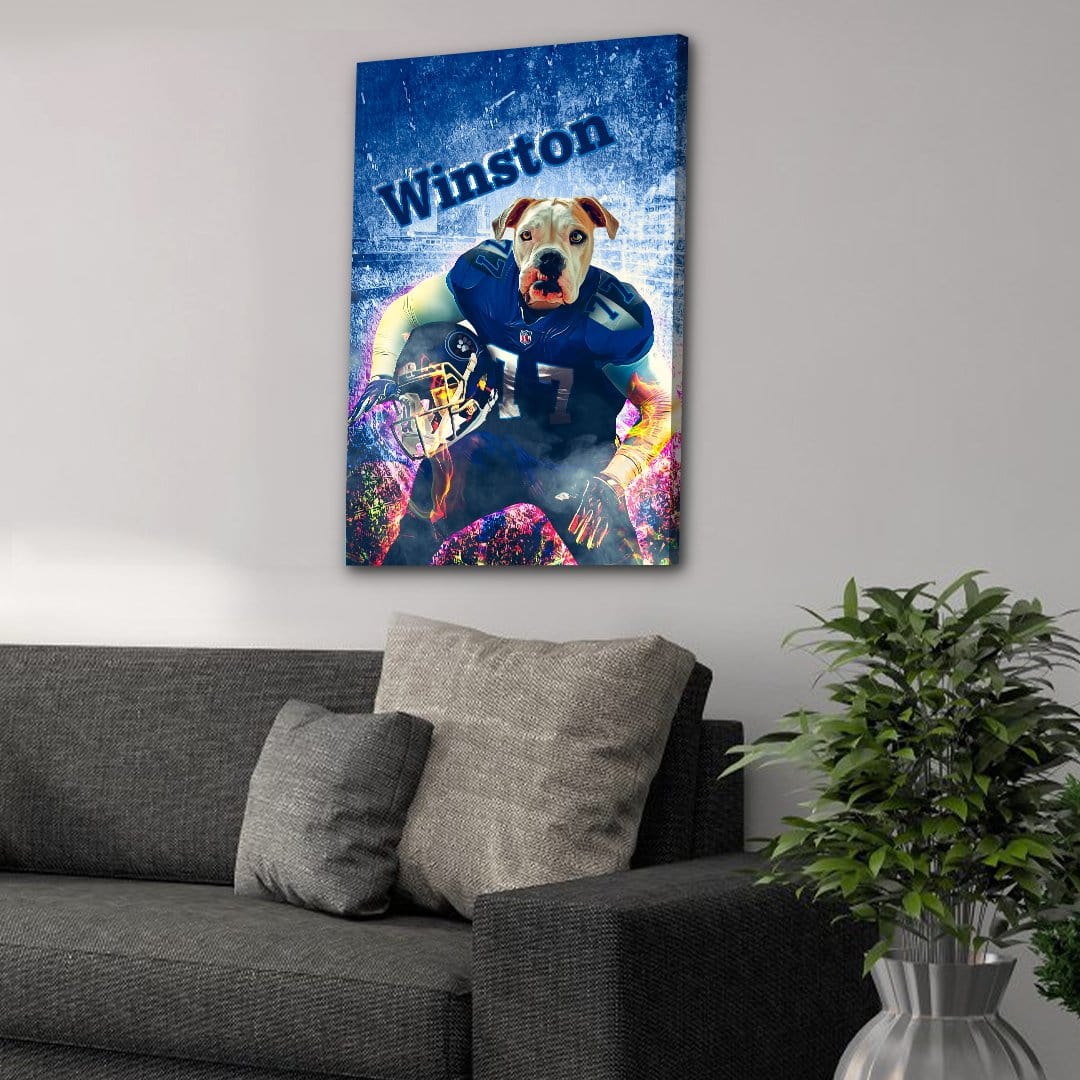 &#39;Tennesee Doggos&#39; Personalized Pet Canvas