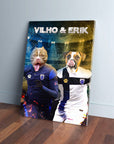 'Finland Doggos' Personalized 2 Pet Canvas