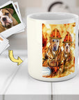 'The Firefighters' Personalized 2 Pet Mug