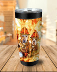 'The Firefighters' Personalized 2 Pet Tumbler