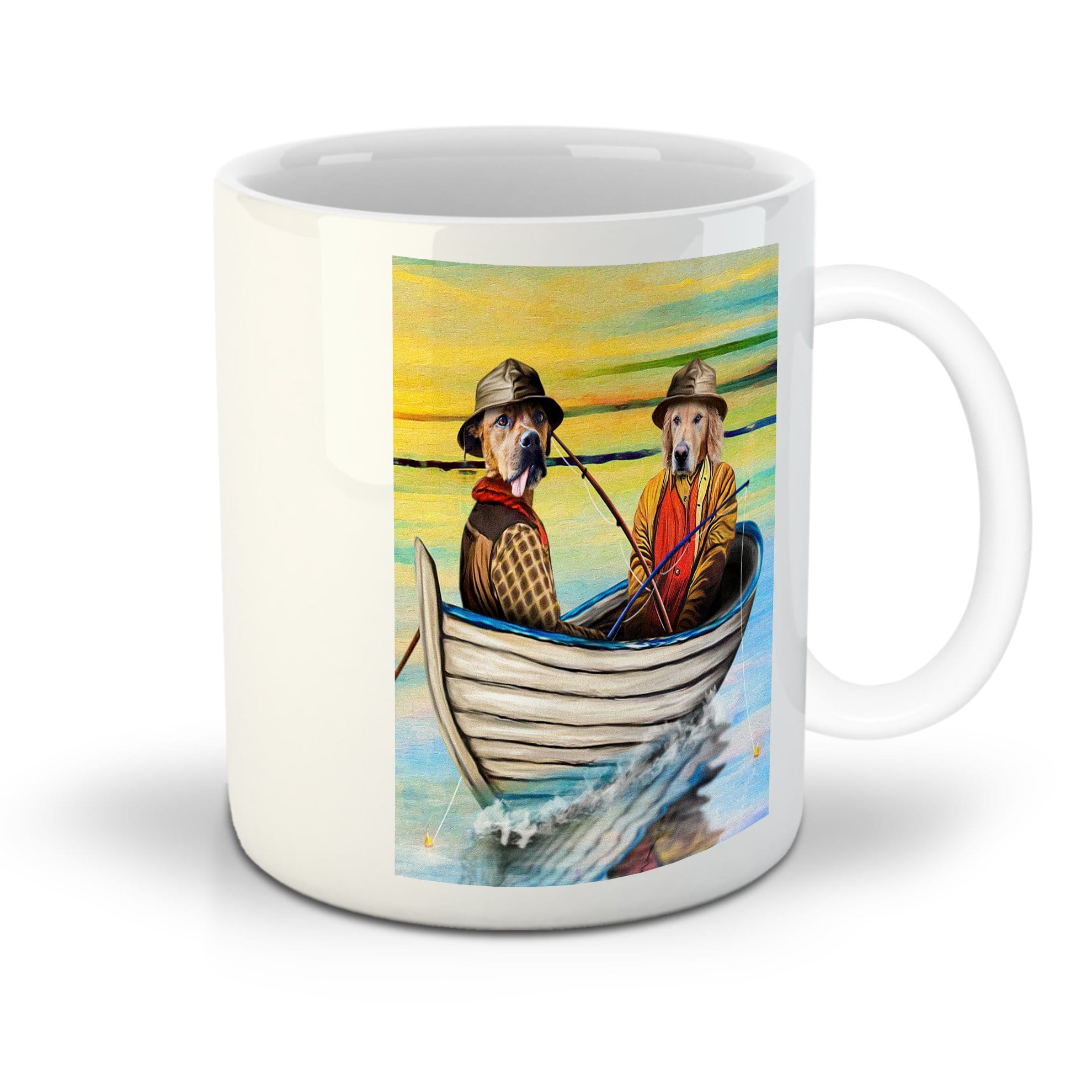 &#39;The Fishermen&#39; Custom 2 Pets Mug
