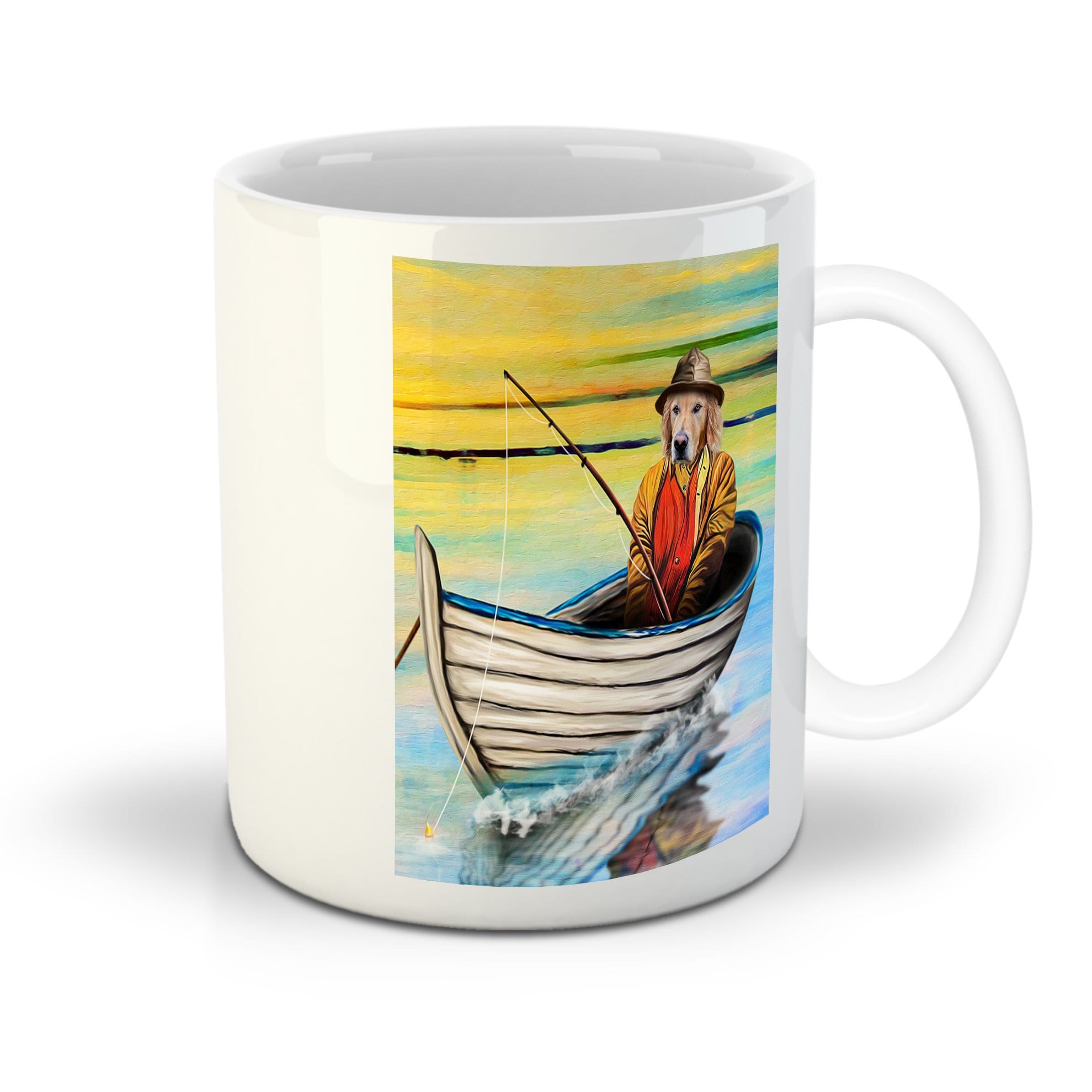 &#39;The Fisherman&#39; Custom Pet Mug