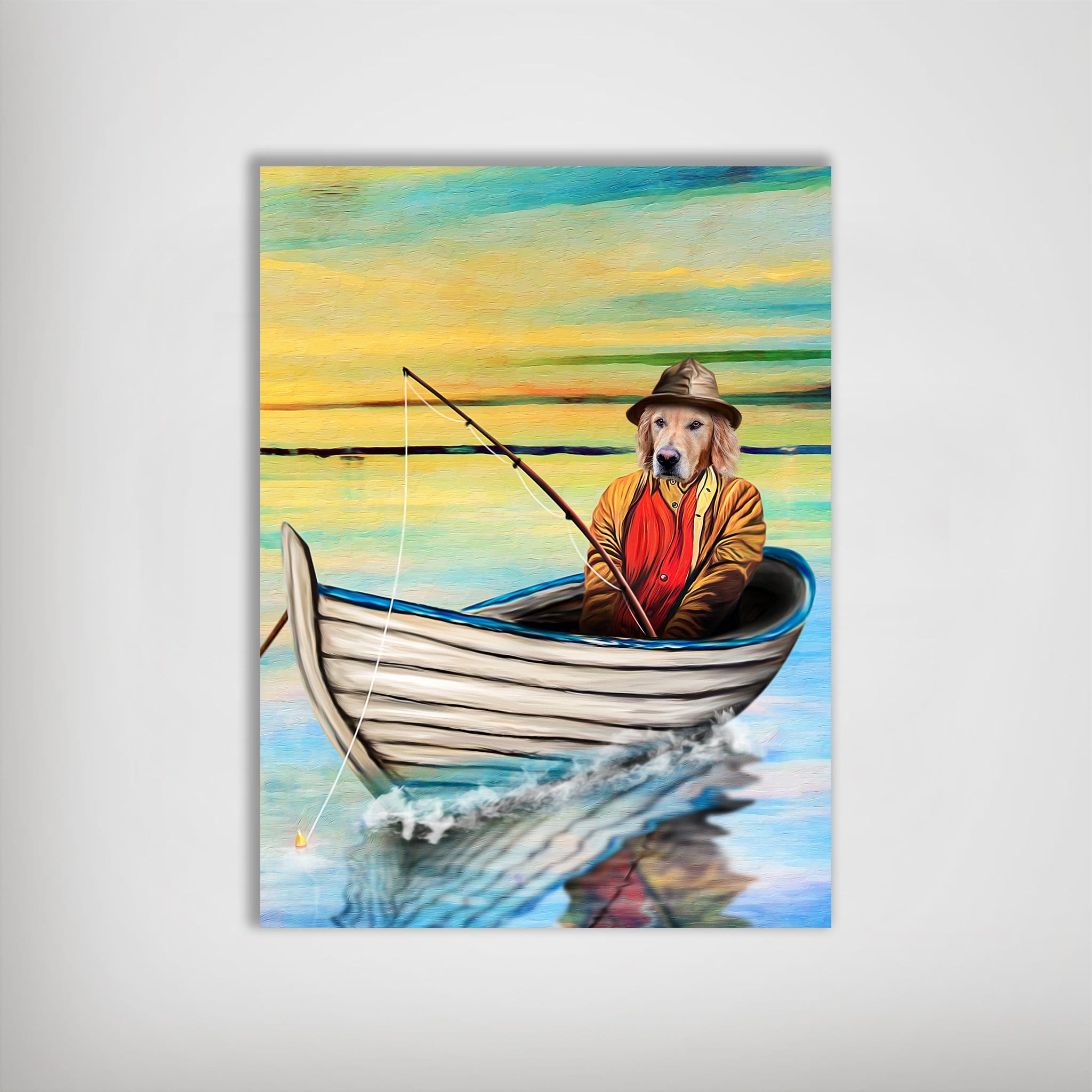'The Fisherman' Personalized Pet Poster