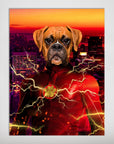 'Flash Doggo' Personalized Pet Poster