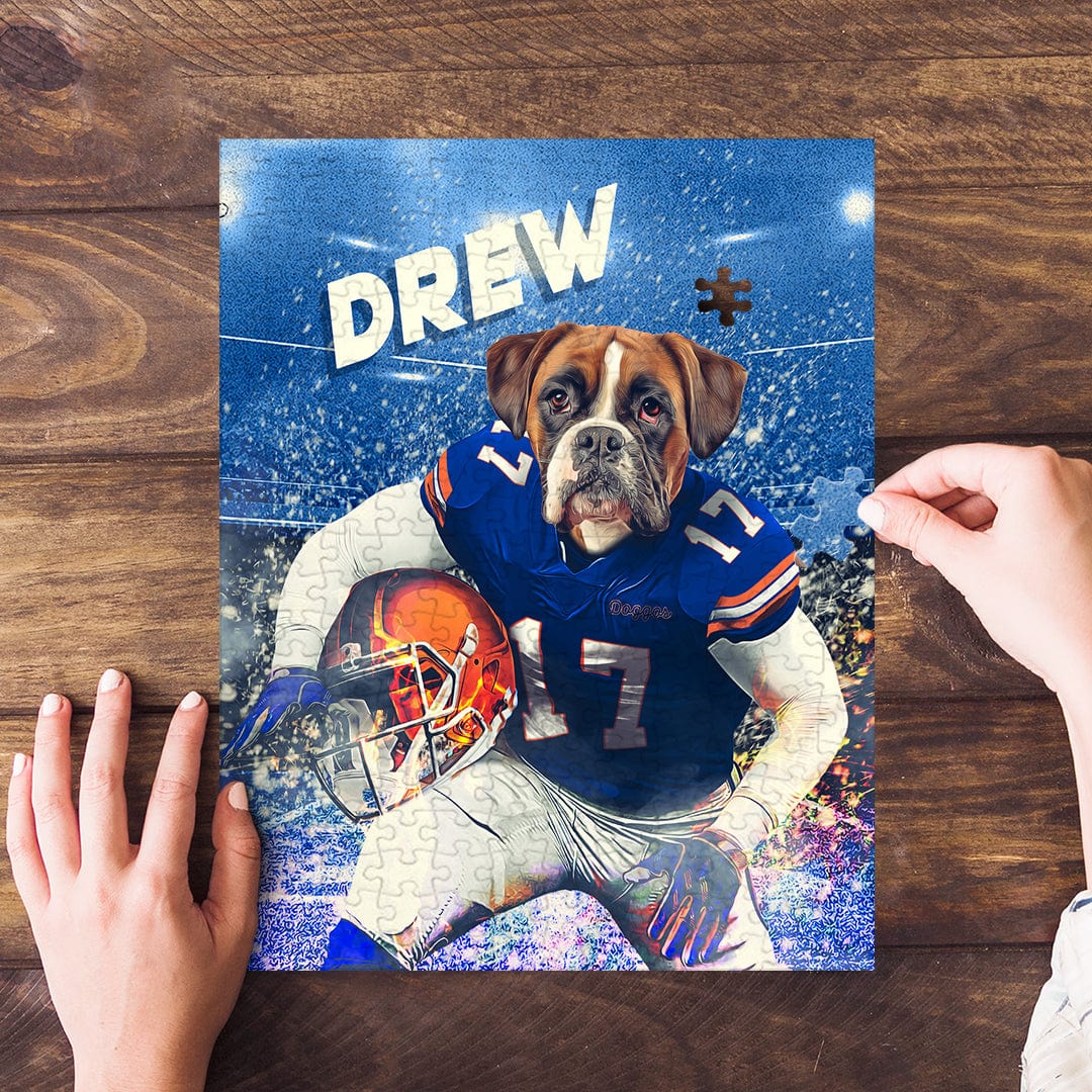 &#39;Florida Doggos College Football&#39; Personalized Pet Puzzle