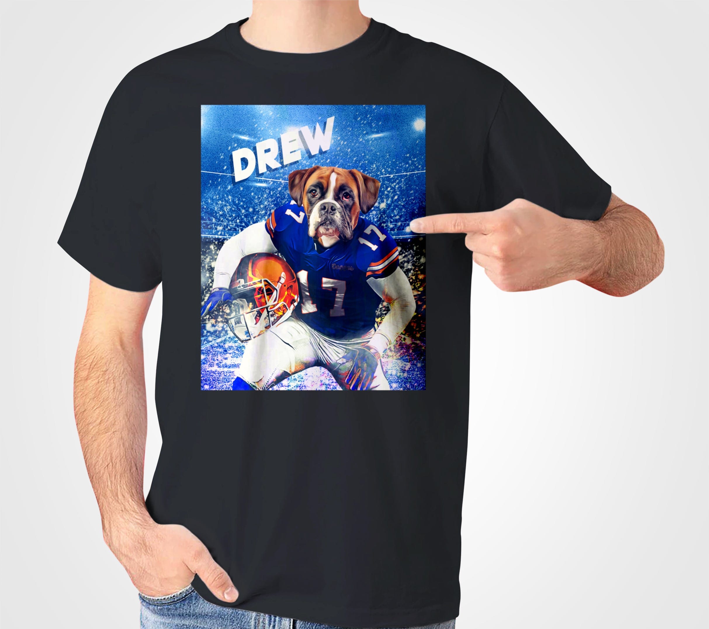 Camiseta personalizada para mascotas &#39;Florida Doggos College Football&#39;