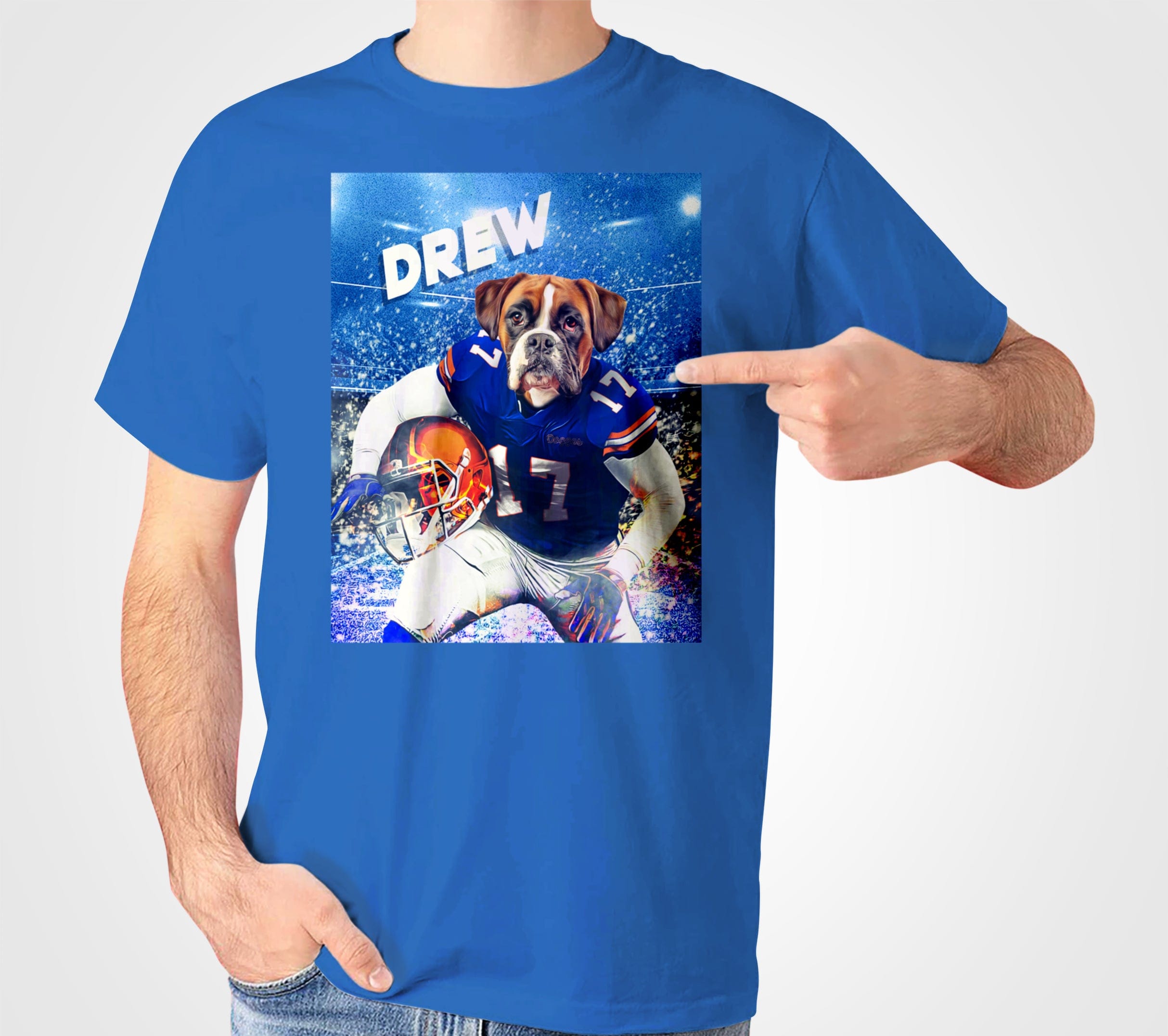 Camiseta personalizada para mascotas &#39;Florida Doggos College Football&#39;