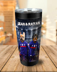 'France Doggos' Personalized 2 Pet Tumbler