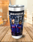 'France Doggos' Personalized 2 Pet Tumbler