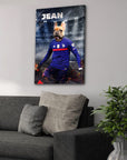 'France Doggos Soccer' Personalized Pet Canvas