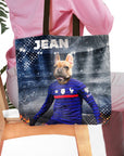 'France Doggos Soccerl' Personalized Tote Bag