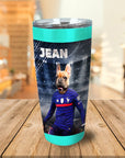 Vaso personalizado 'Francia Doggos Soccer'