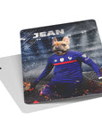 Naipes personalizados para mascotas 'France Doggos Soccer'
