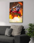 'Freddy Woofer' Personalized Pet Canvas