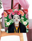 'Frida Doggo' Personalized Tote Bag