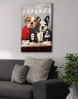 'Furends' Personalized 2 Pet Canvas