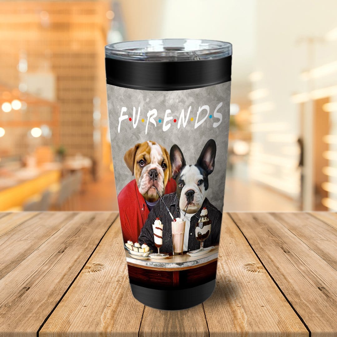 Vaso personalizado para 2 mascotas &#39;Furends&#39;