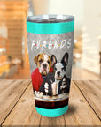 Vaso personalizado para 2 mascotas 'Furends'