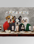 'Furends' Personalized 3 Pet Blanket