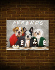 'Furends' Personalized 3 Pet Poster