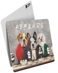 'Furends' Personalized 3 Pet Playing Cards