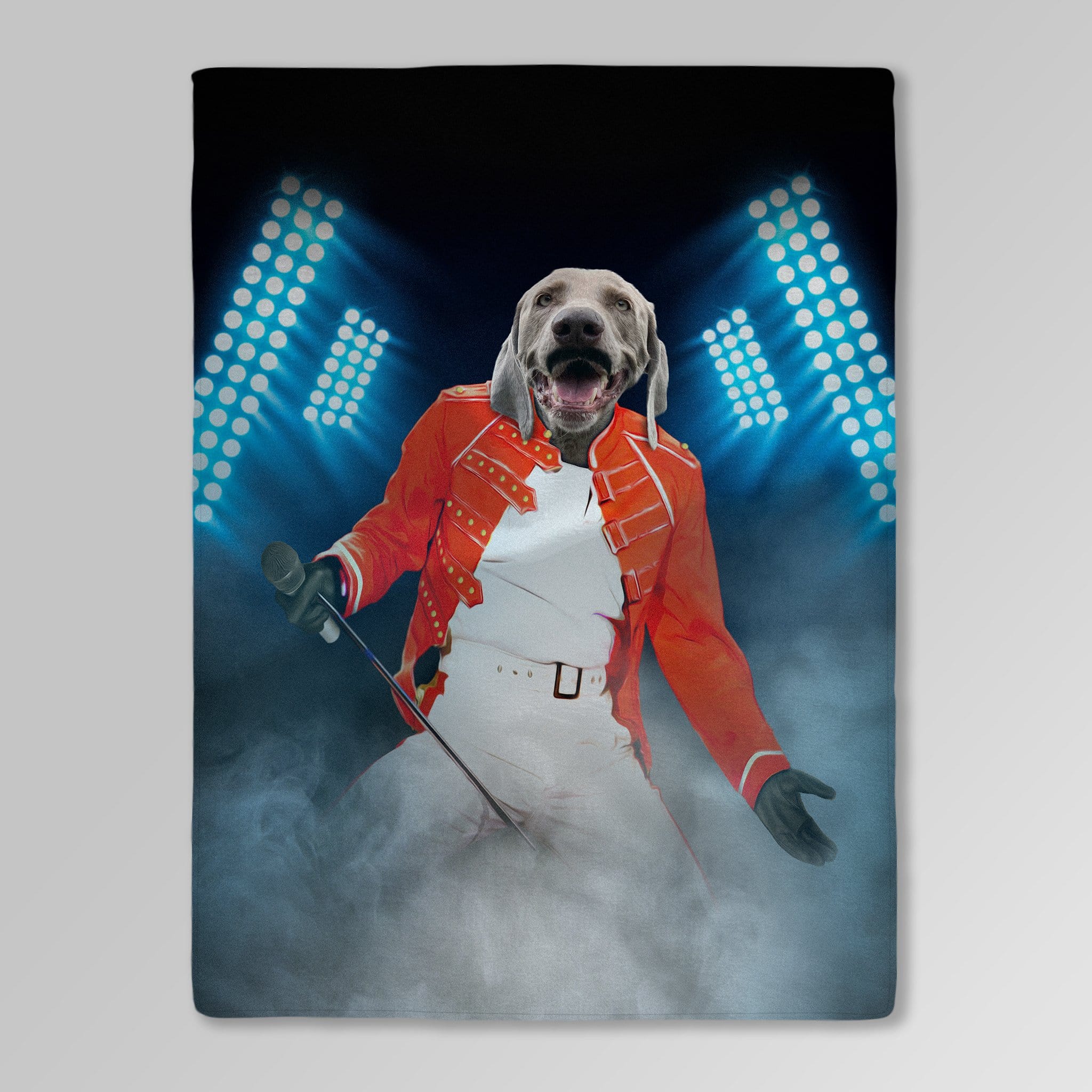 &#39;The Furry Mercury&#39; Personalized Pet Blanket