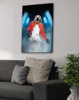 'The Furry Mercury' Personalized Pet Canvas