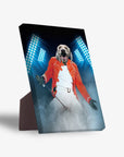 'The Furry Mercury' Personalized Pet Standing Canvas