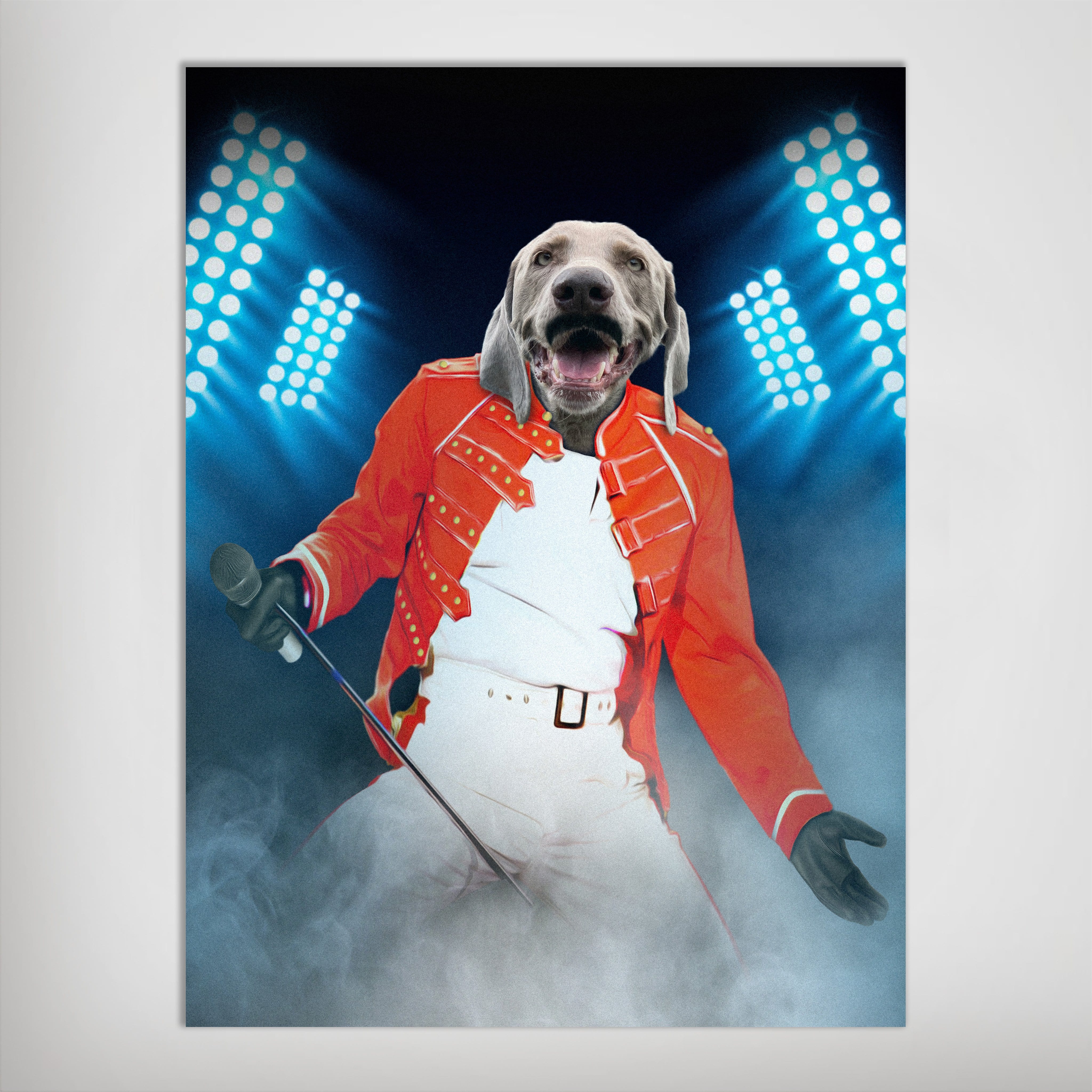 &#39;The Furry Mercury&#39; Personalized Pet Poster