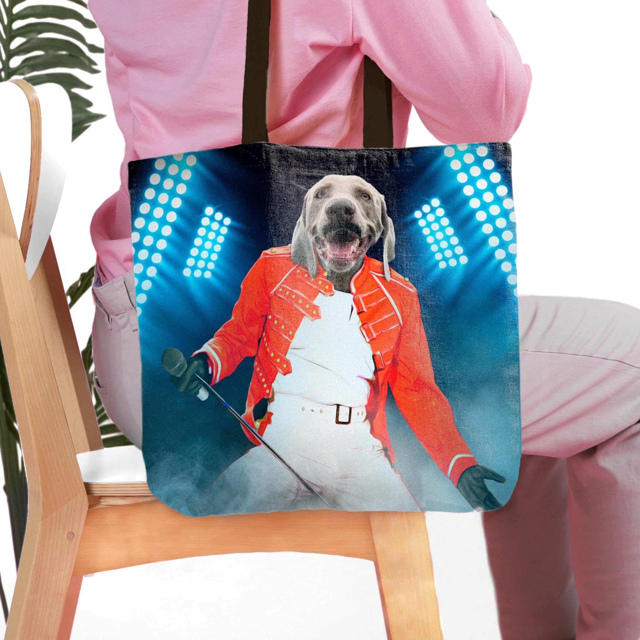 &#39;The Furry Mercury&#39; Personalized Tote Bag