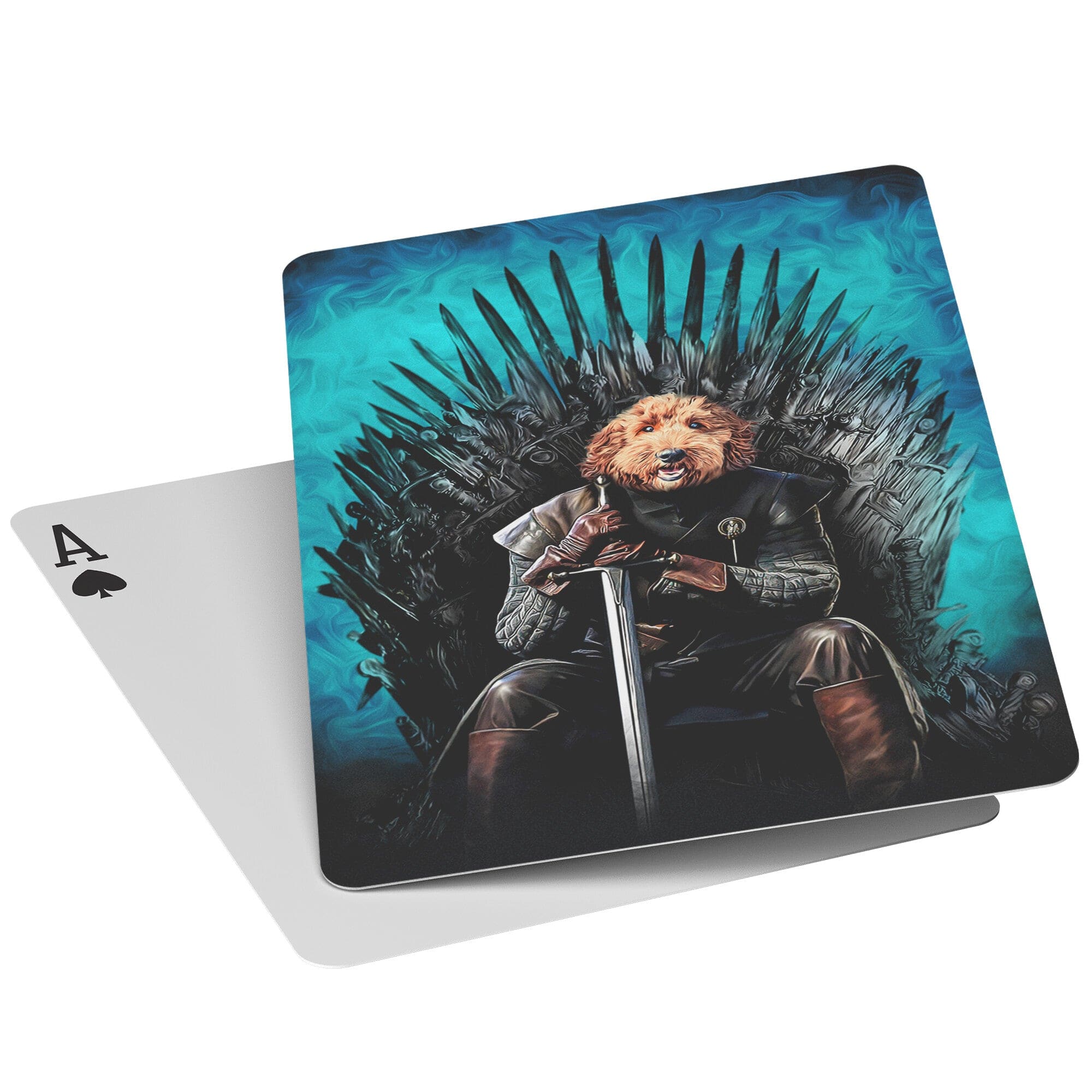 &#39;Game of Bones&#39; Personalized Pet Playing Cards