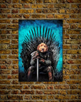 'Game of Bones' Personalized Dog Poster