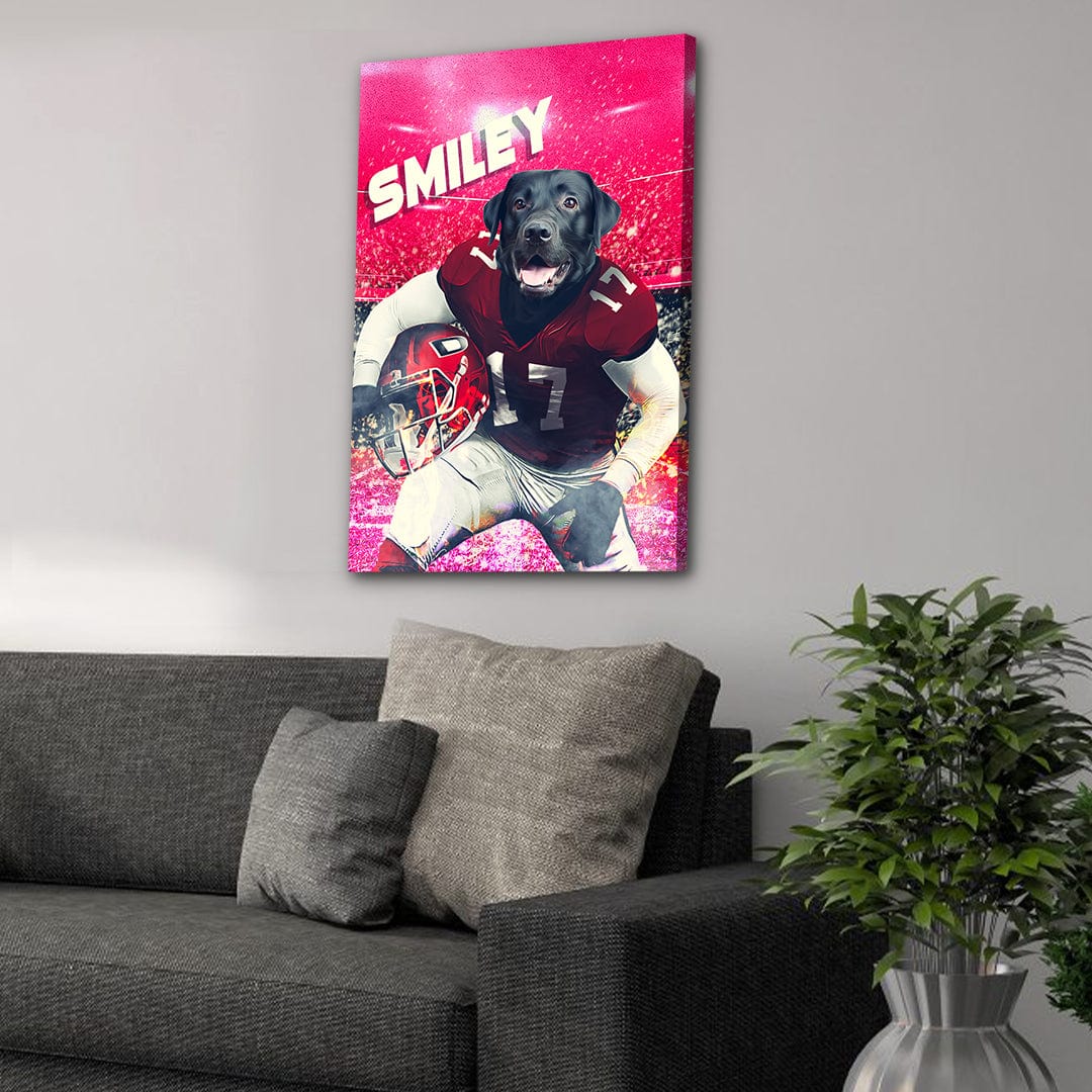 &#39;Georgia Doggos&#39; Personalized Pet Canvas