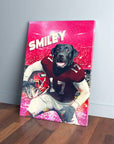 'Georgia Doggos' Personalized Pet Canvas