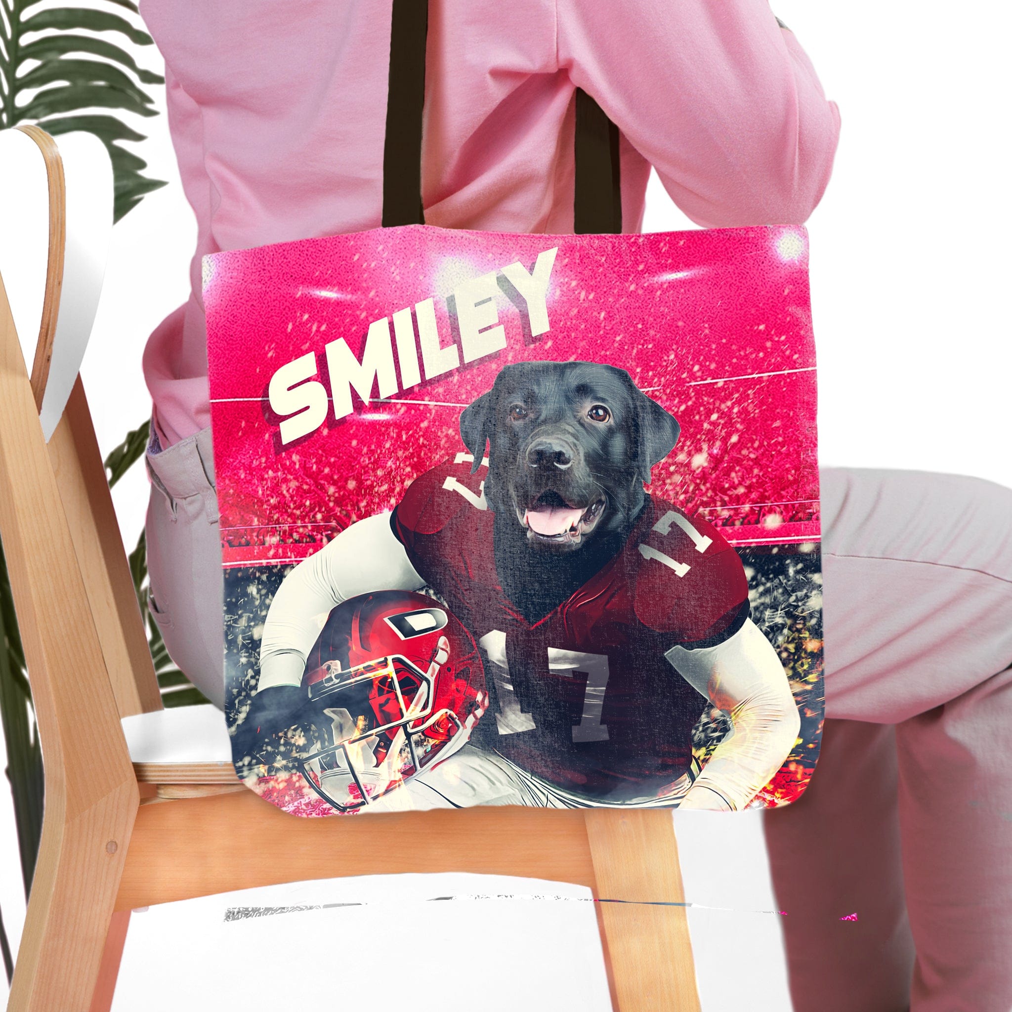 &#39;Georgia Doggos&#39; Personalized Tote Bag