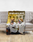 'Germany Doggos' Personalized 2 Pet Blanket