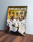 'Germany Doggos' Personalized 2 Pet Canvas