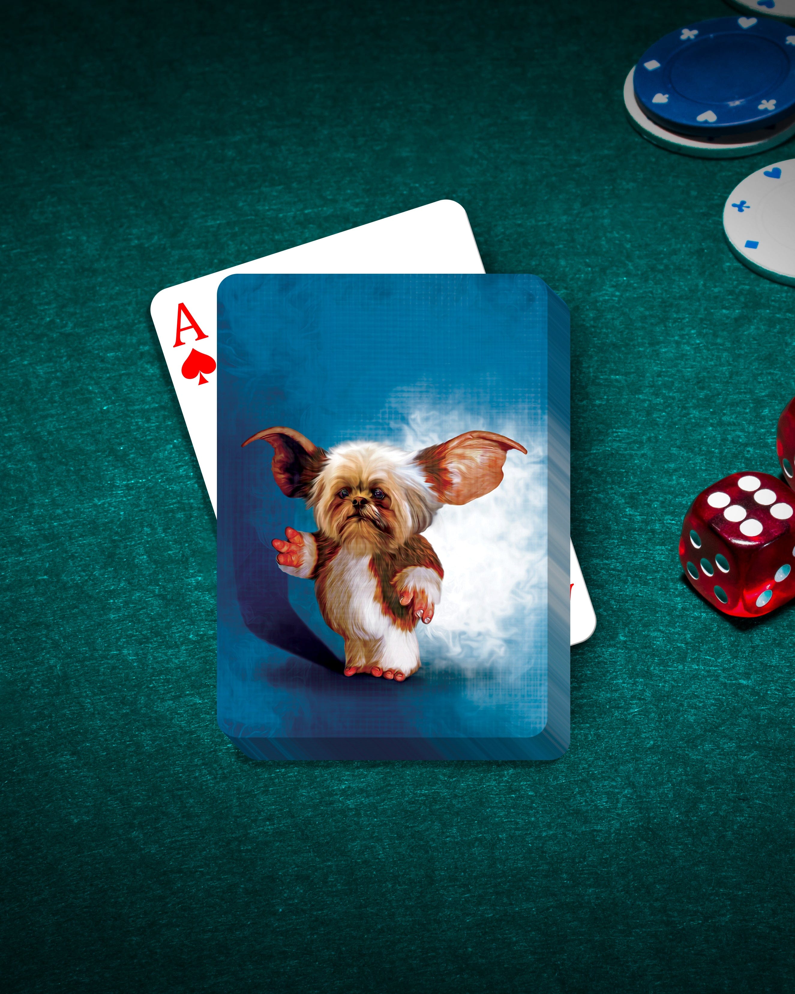 &#39;Gizmo Doggo&#39; Personalized Pet Playing Cards