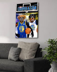 'Golden State Doggos' Personalized 2 Pet Canvas