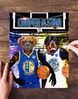 Rompecabezas personalizado de 2 mascotas 'Golden State Doggos'