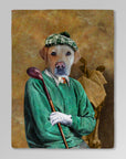 'The Golfer' Personalized Pet Blanket